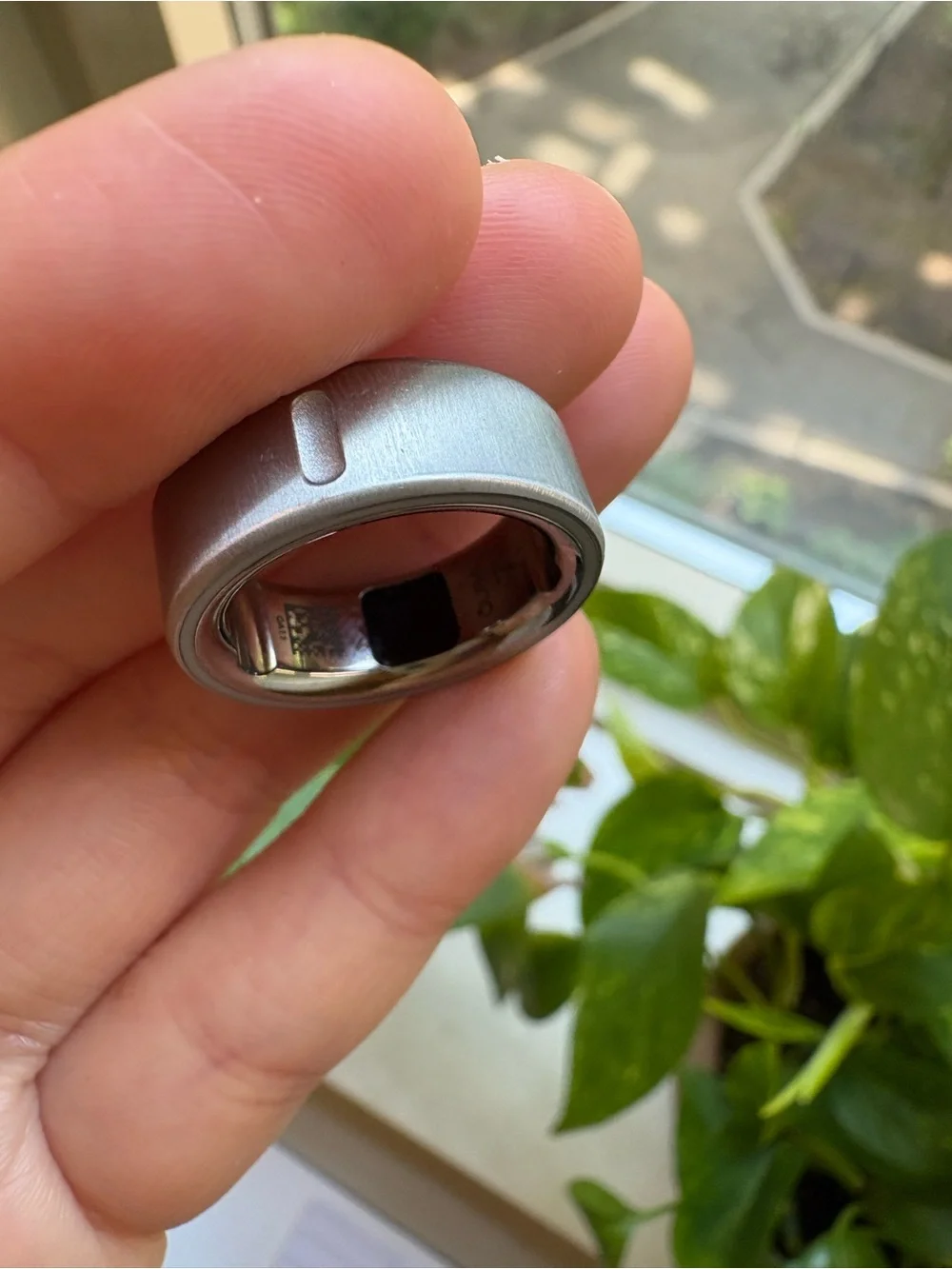 Oura Ring 4 Brushed Silver size 7